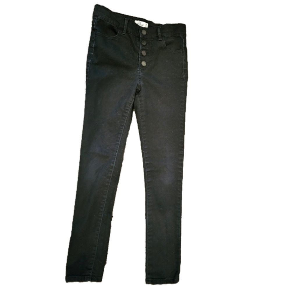 6/20 Jordache Black Skinny Jeans Size 10 Girl